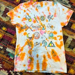 Magical Tie-dye Harry Potter T-shirt-XL ⚡️